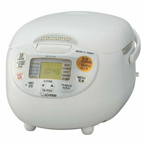New ZOJIRUSHI Electronic rice cooker PREMIUM WHITE 220-230V Japan NS-ZLH10-WZ