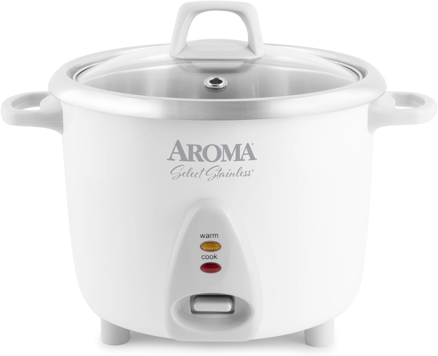 Housewares Select Stainless Rice Cooker & Warmer with Uncoated Inner Pot, 14-Cup