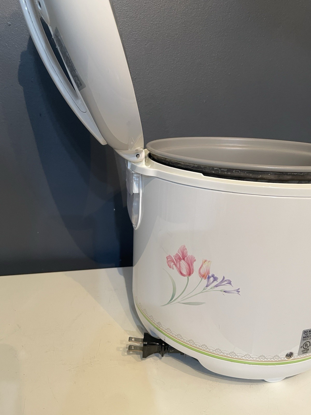 Zojirushi NS-RNC18A 10 Cup Rice Cooker Warmer Spring Bouquet Floral Tested Works
