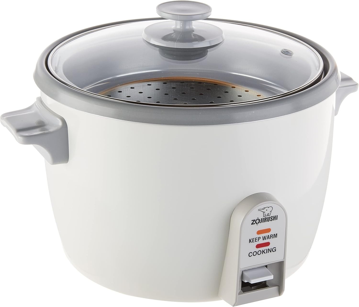 Stainless Steel Rice Cooker 10-Cup Capacity