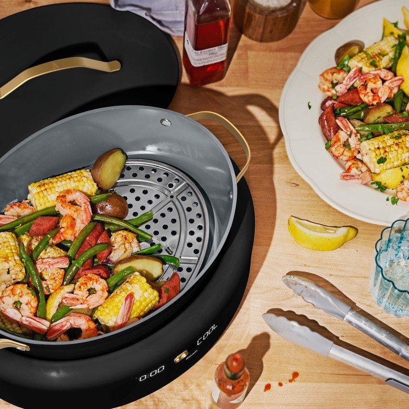 10-in-1 Electric Multi-Cooker 6qt Sauté Slow Cook Rice Steamer Dishwasher Safe