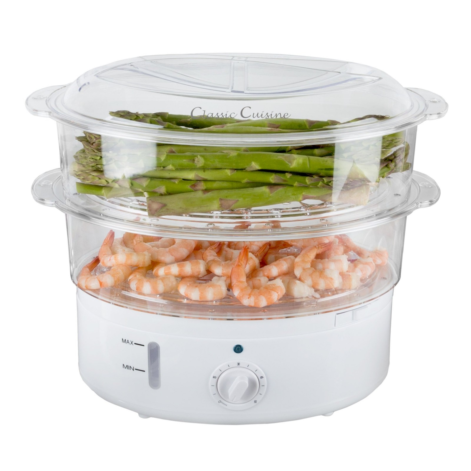 Vegetable Steamer Rice Cooker- 6.3 Quart Electric Steam Appliance with Timer …