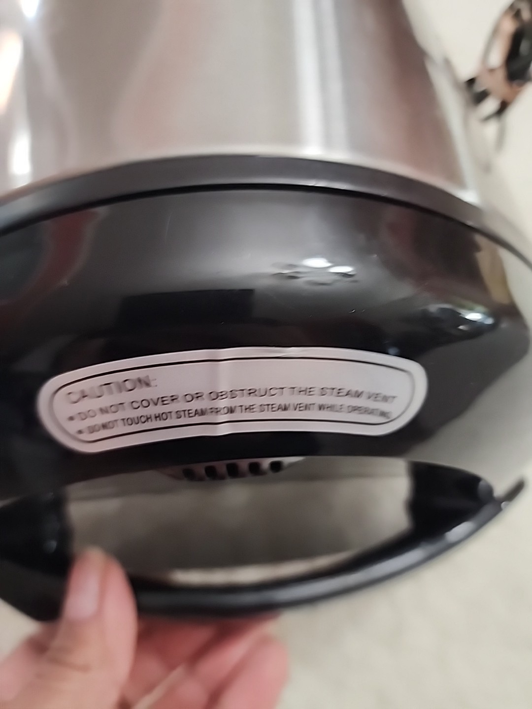 AROMA Rice Cooker & Steamer Stainless Steel Silver Black with Steam ARC-914SBD
