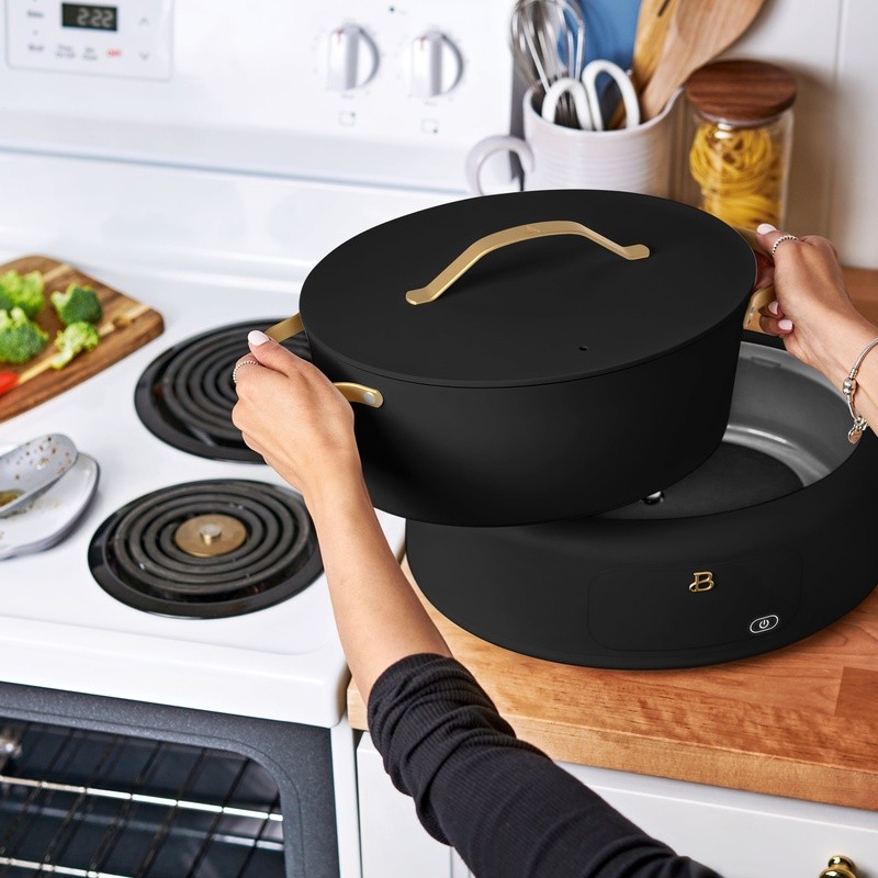 10-in-1 Electric Multi-Cooker 6qt Sauté Slow Cook Rice Steamer Dishwasher Safe