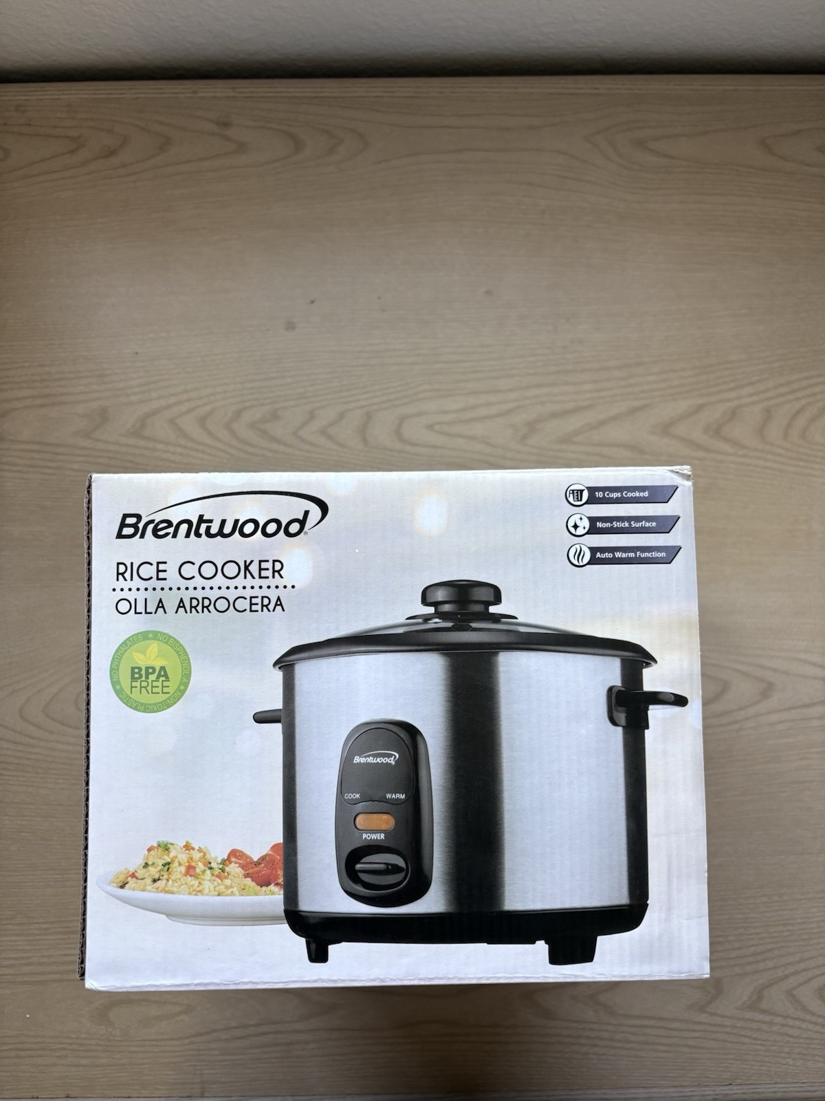 Brentwood Ts-20 10-Cup Rice Cooker – Stainless Steel