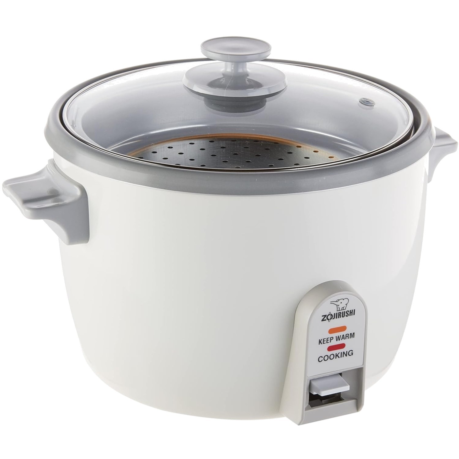 Stainless Steel Rice Cooker 10-Cup Capacity