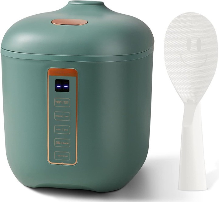 Arrocera mini 1.2L 2 tazas portátil antiadherente temporizador mantener caliente
