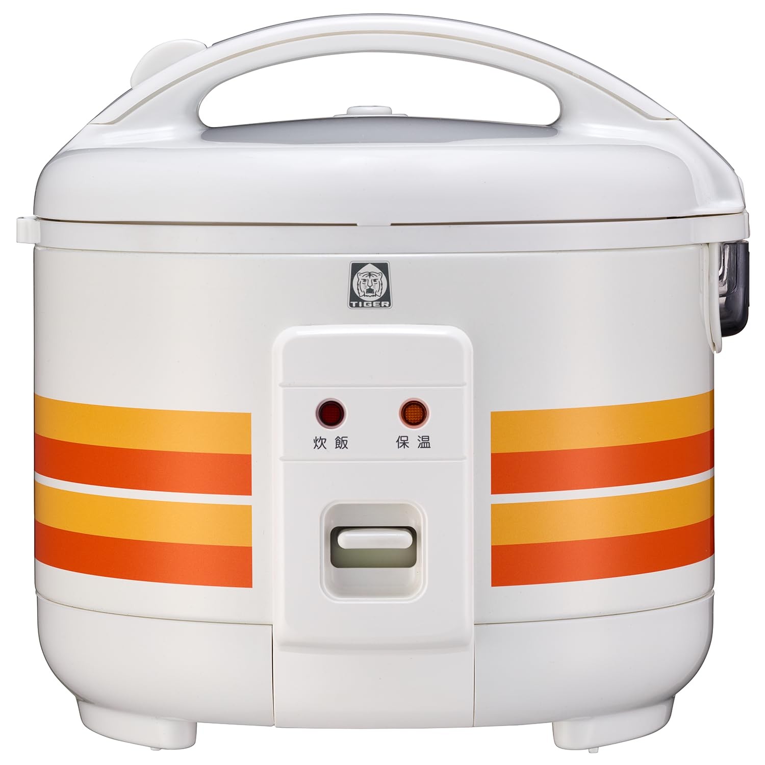 Tiger Rice Cooker 3 Cups JNP-T055WO 100th Retro Model Orange Stripe 0.54L Japan