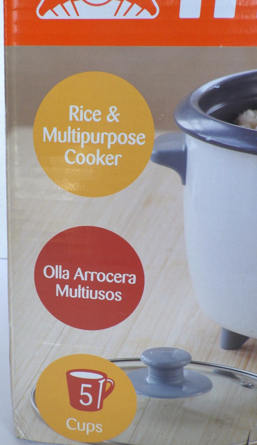 Imusa 5 Cup Rice Cooker Non- Stick Model No. GAU-00004 Brand New Unused in Box