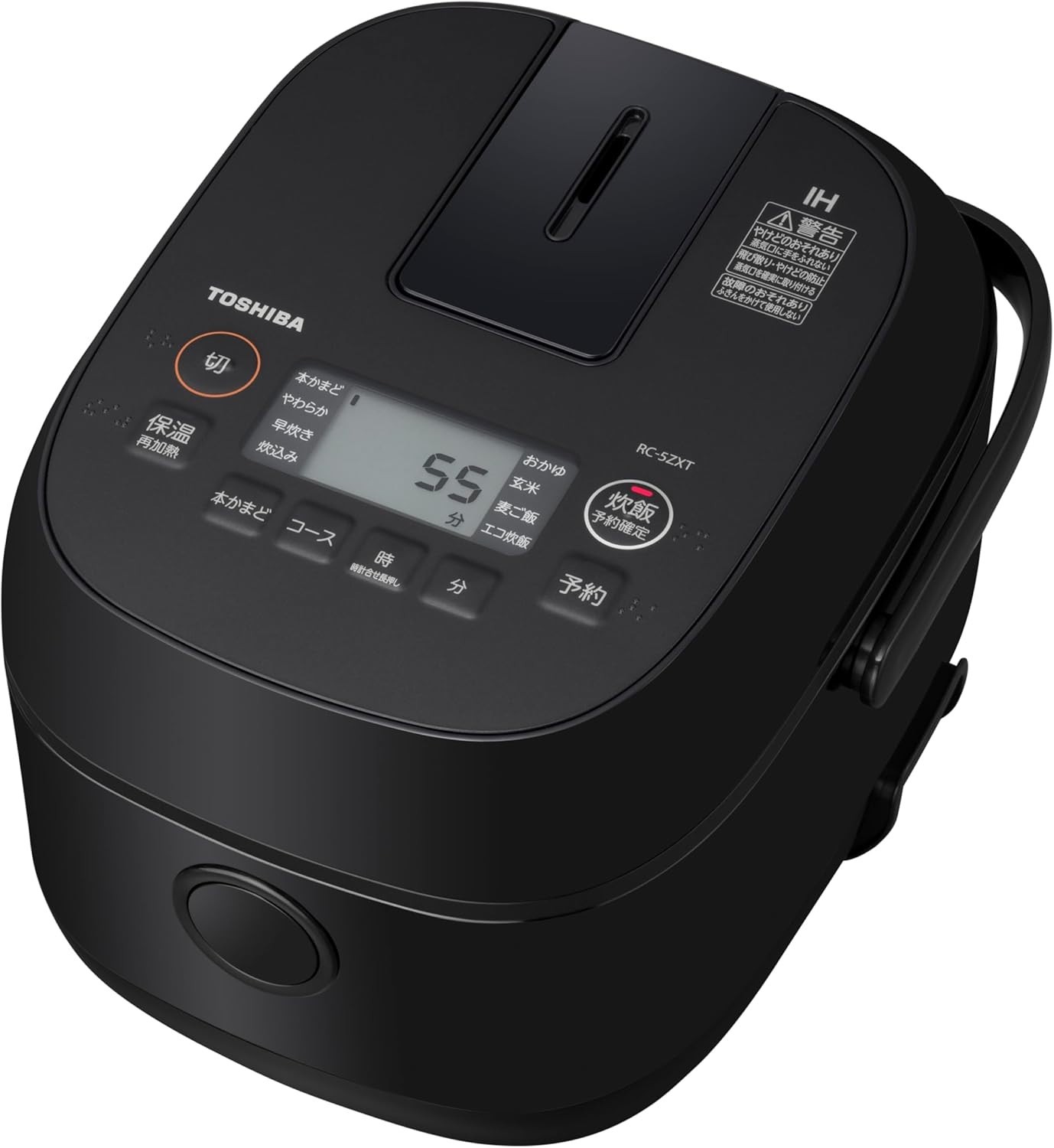 TOSHIBA IH rice cooker, brown rice, warm white rice, 24 hours RC-5ZXT(K) new jp