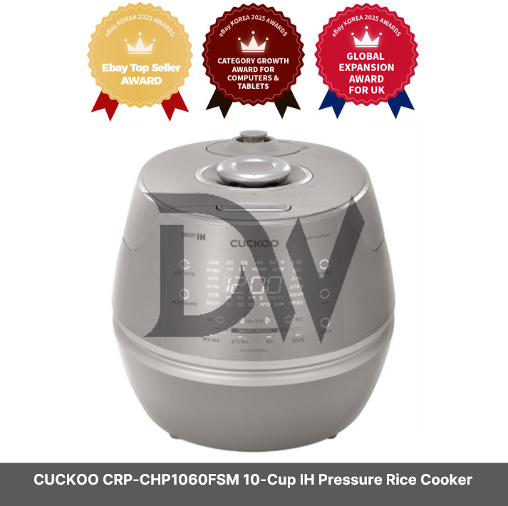 CUCKOO CRP-CHP1060FSM 10-Cup IH Pressure Rice Cooker Grace Silver / 220V/EU PLUG