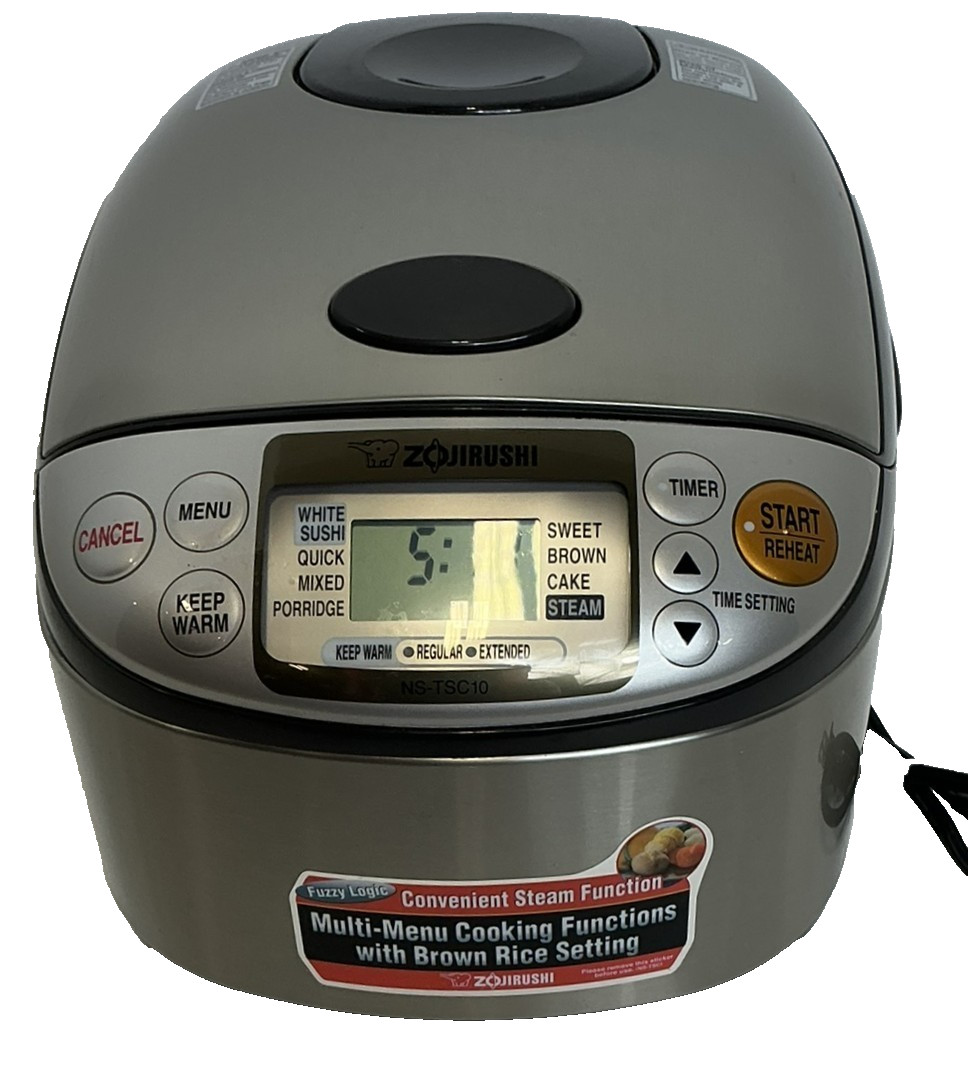 Zojirushi Micom NS-LGC05 Rice Cooker & Warmer – Stainless Black