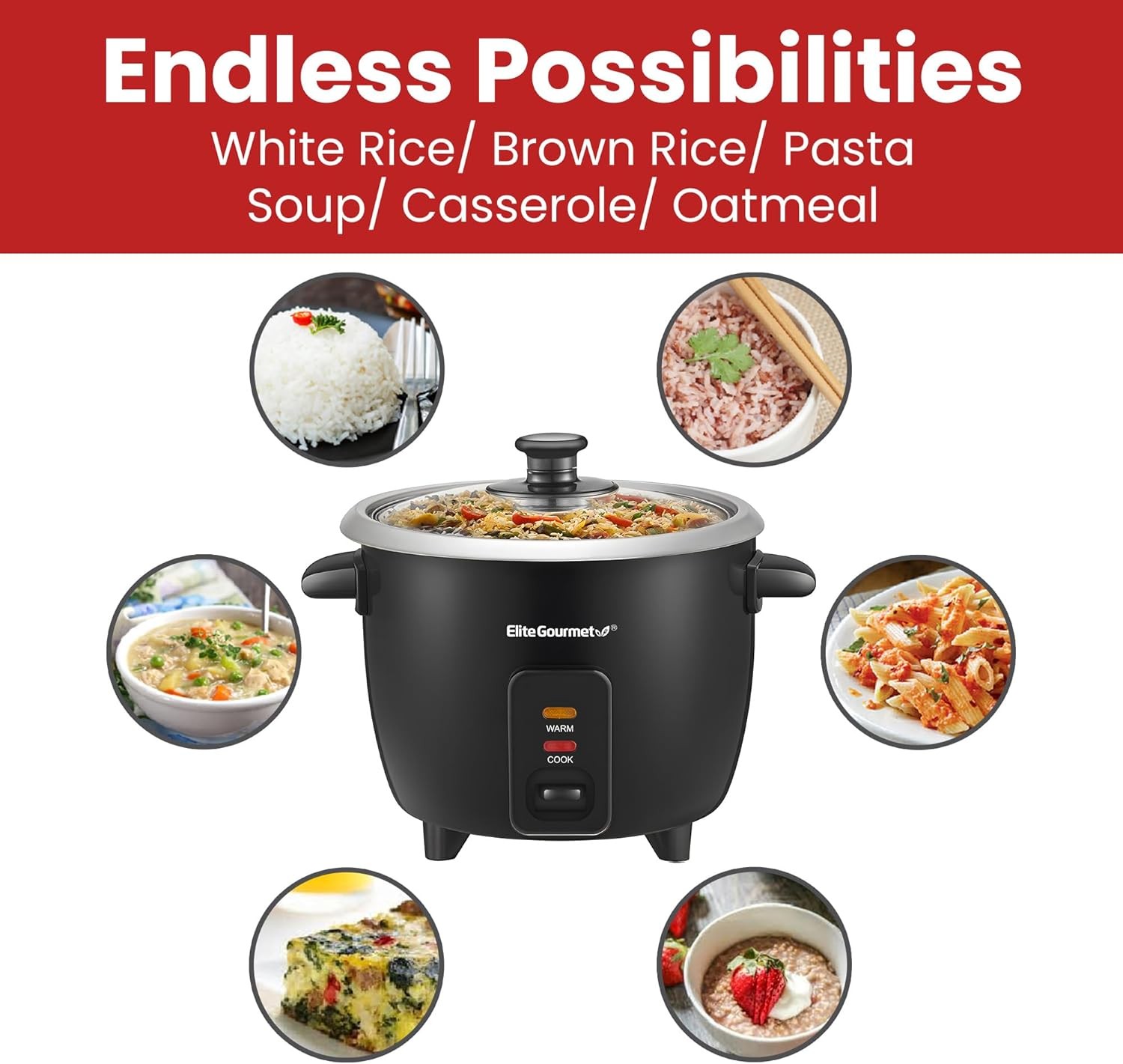 Olla Arrocera Electrica Olla Vapor De Alimentos Cocina De Arroz 6 Taza Pot Rice