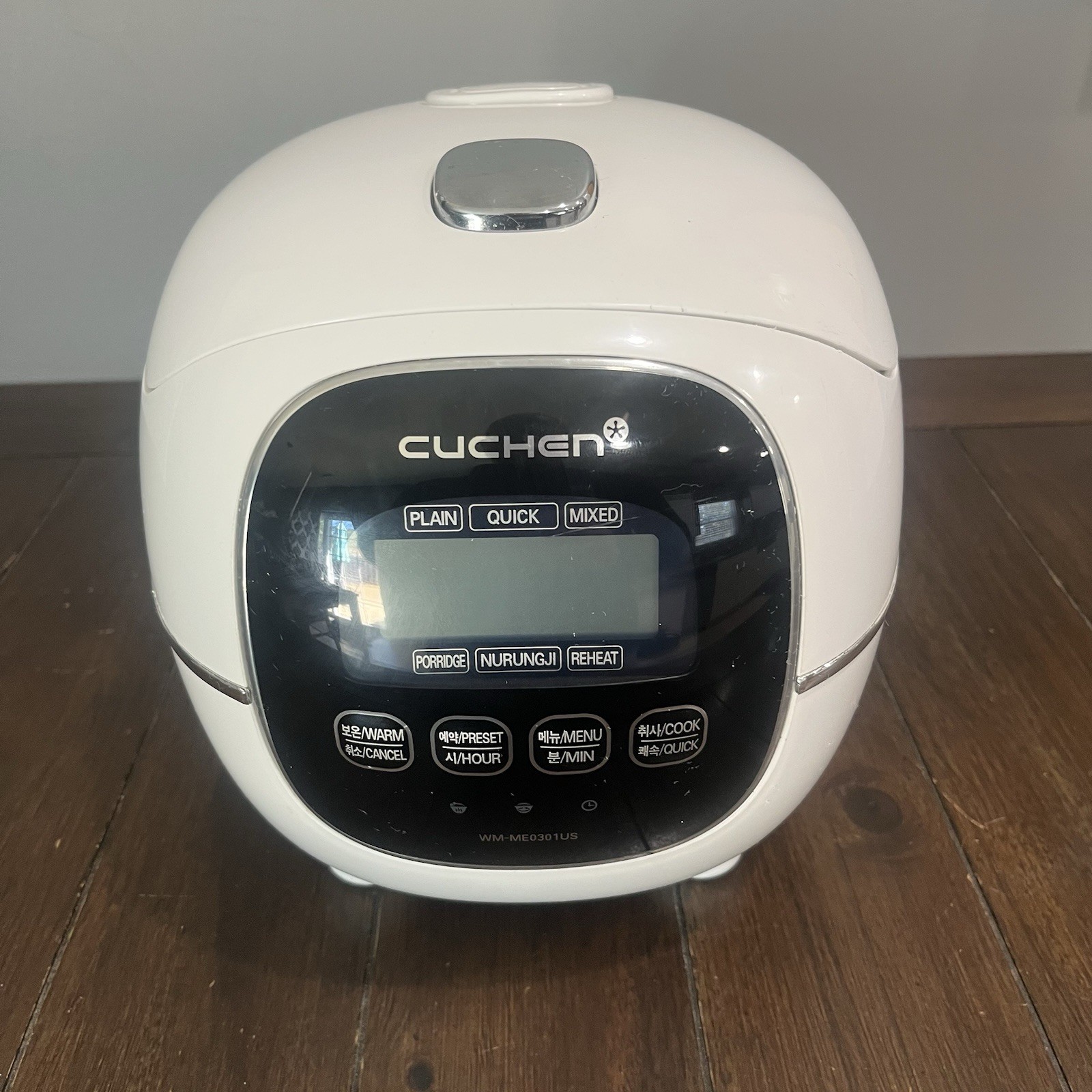 Cuchen Electric Rice Cooker Pressure With Inner Pot 3.5 Cups Model WM-ME0301US