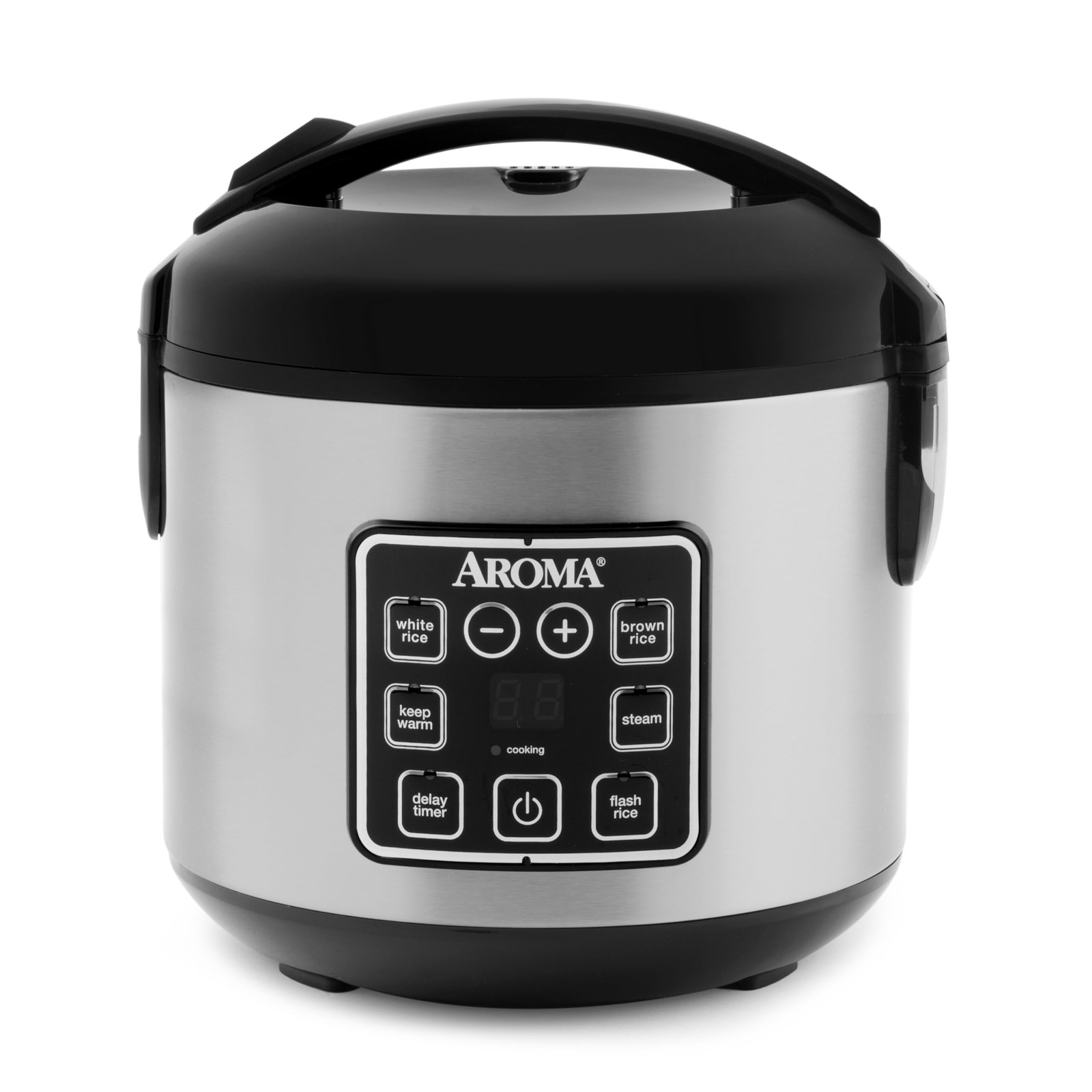 Digital Rice Cooker, 4-Cup (Uncooked) / 8-Cup (Cooked), Steamer, Grain Cooker…