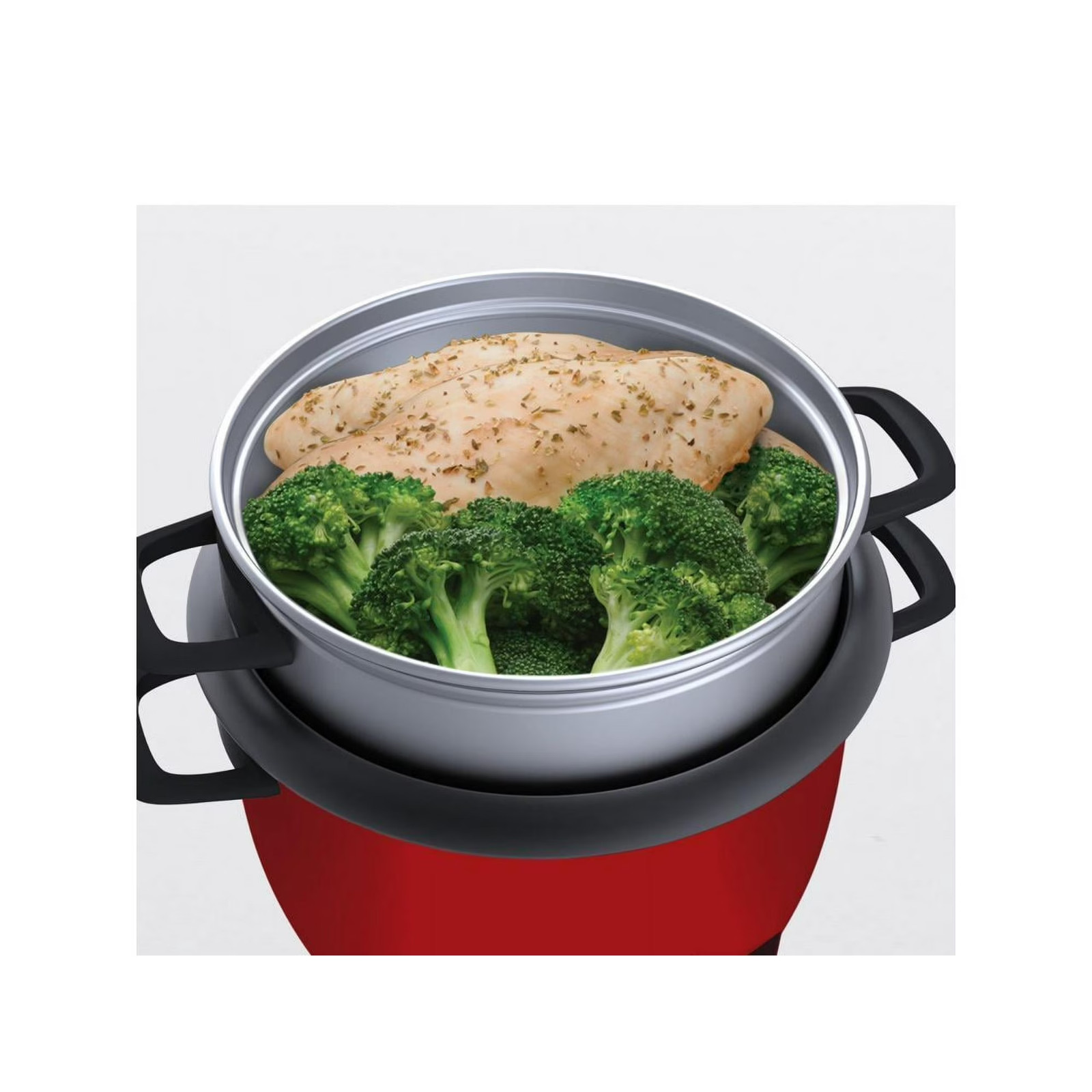 AROMA® 6-Cup (Cooked) / 1.5Qt. Rice & Grain Cooker, Red, New, ARC-743-1NGR