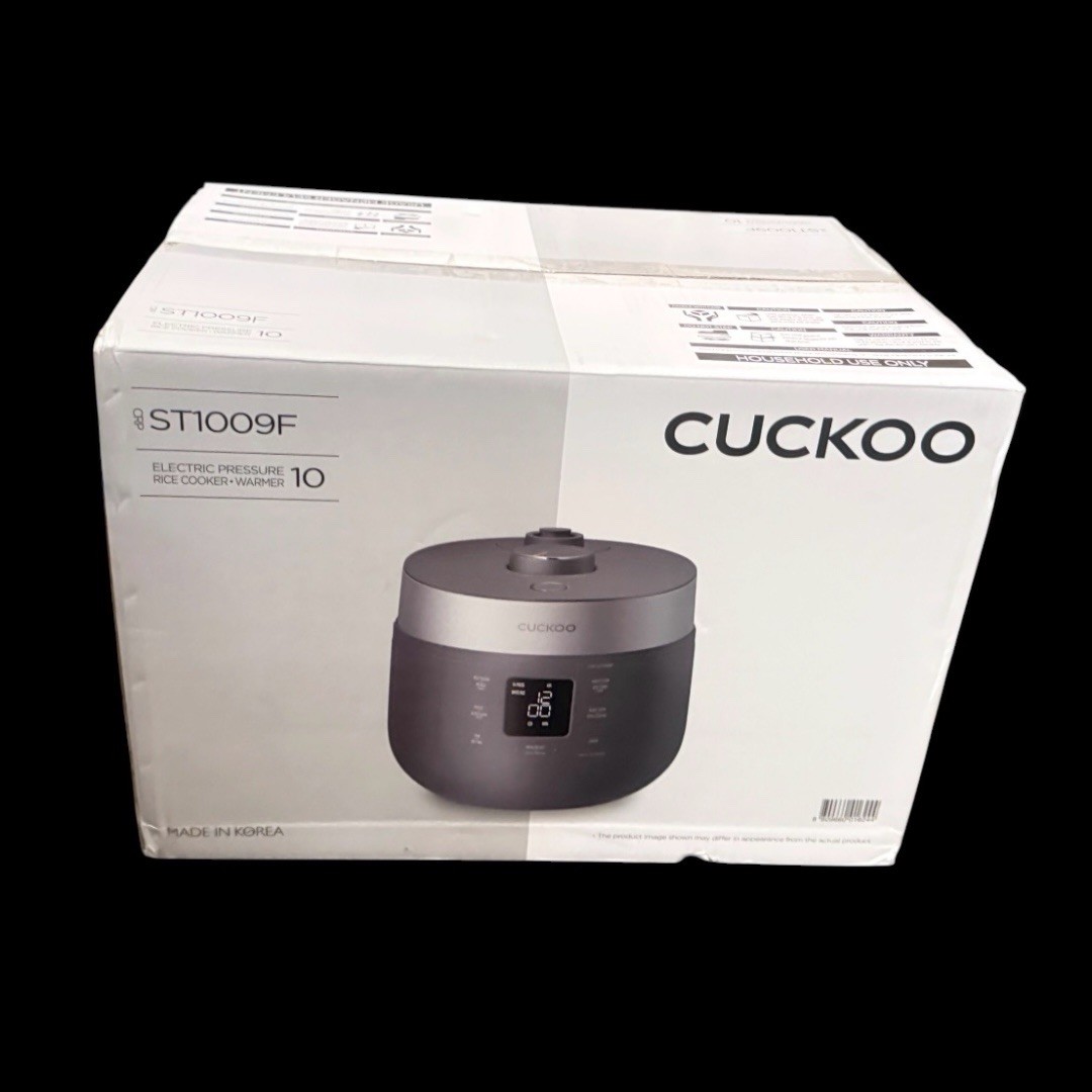 CUCKOO Twin Pressure Rice Cooker 10-Cup Uncooked / 20-Cup Cooked CRP-ST1009FG)