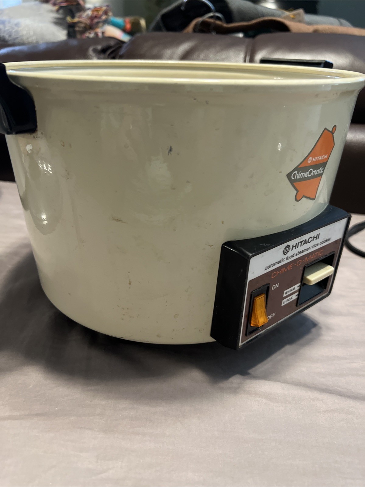 VINTAGE Hitachi Chime-O-Matic Rice Cooker Steamer RD-5083 Cooker Base ONLY -Read