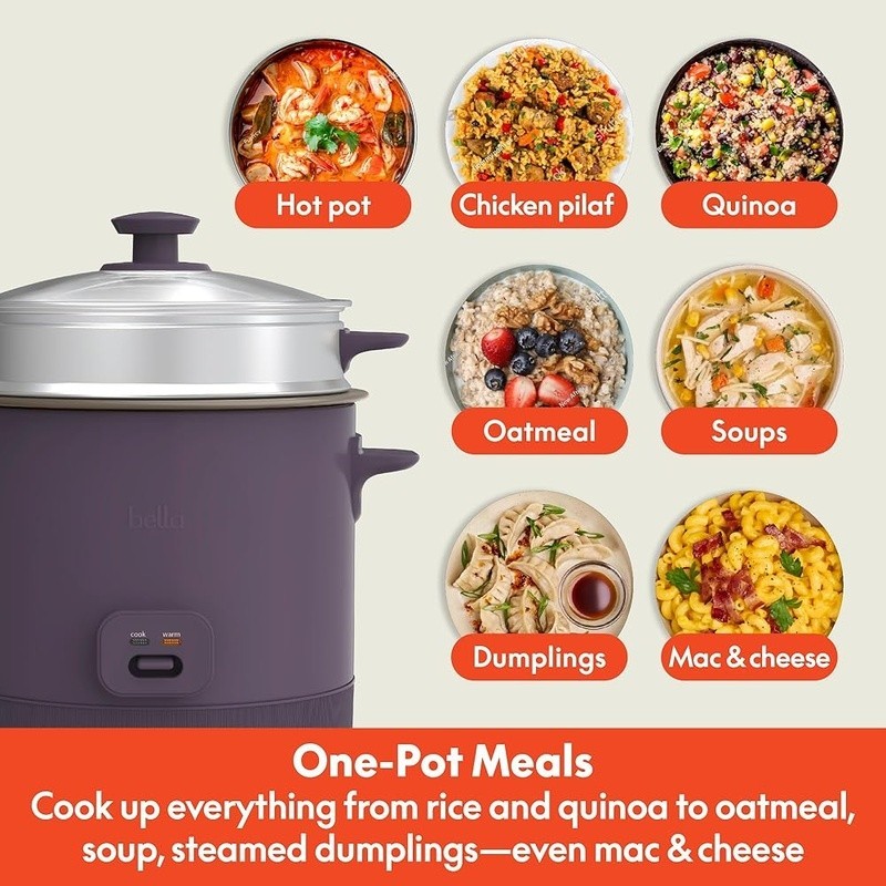 Electric Rice Cooker 16 Cups Steamer Nonstick Pot Keep Warm Quick Cook New