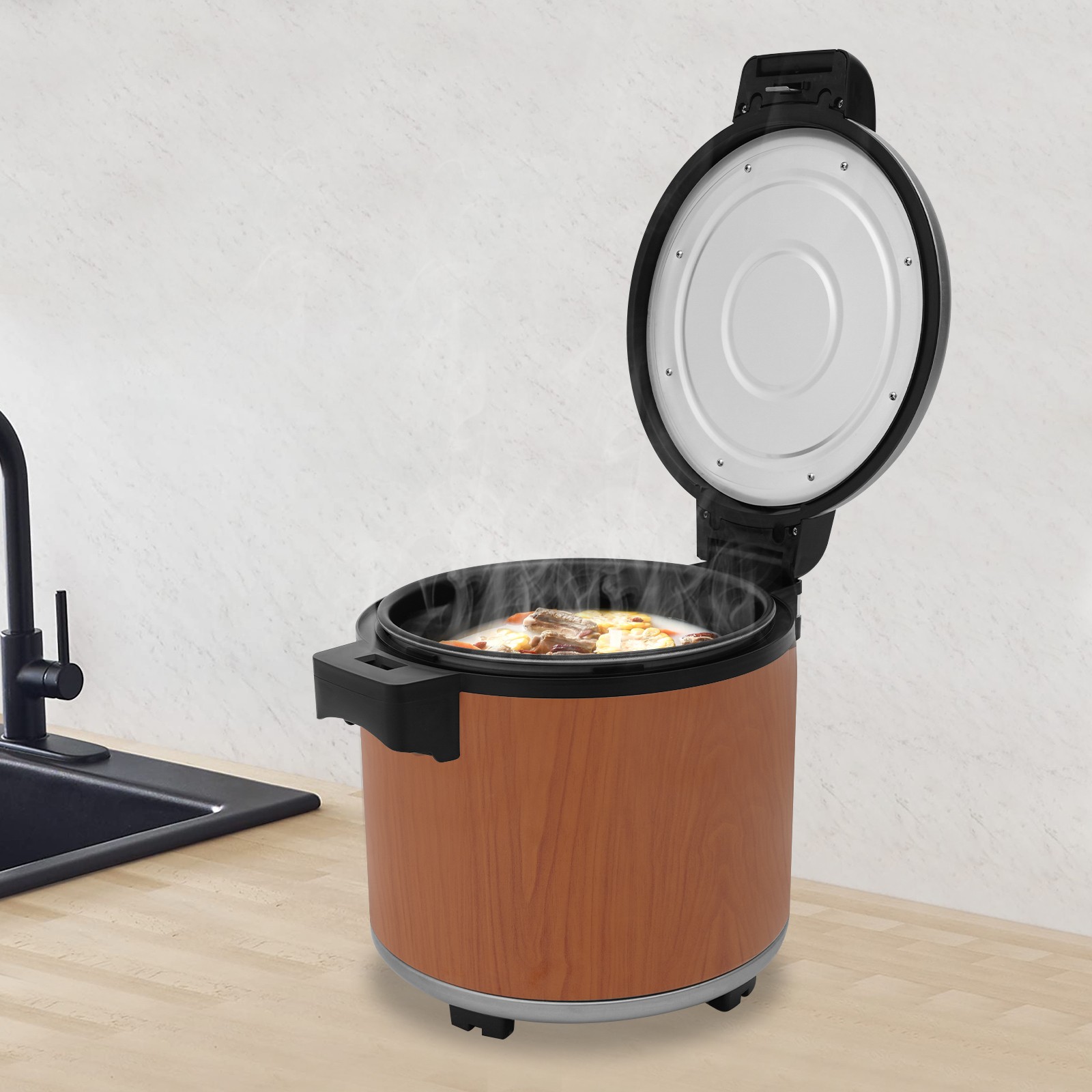 23L 6.08Gal Rice Warmer Electric Brown Rice Warmer Commercial Rice Food Warmer