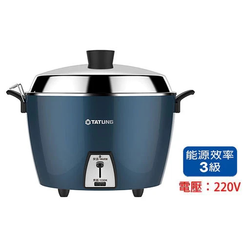NEW TATUNG TAC-11L-MV2B 10 CUP Rice Cooker Pot Voltage (AC 220V) – Blue