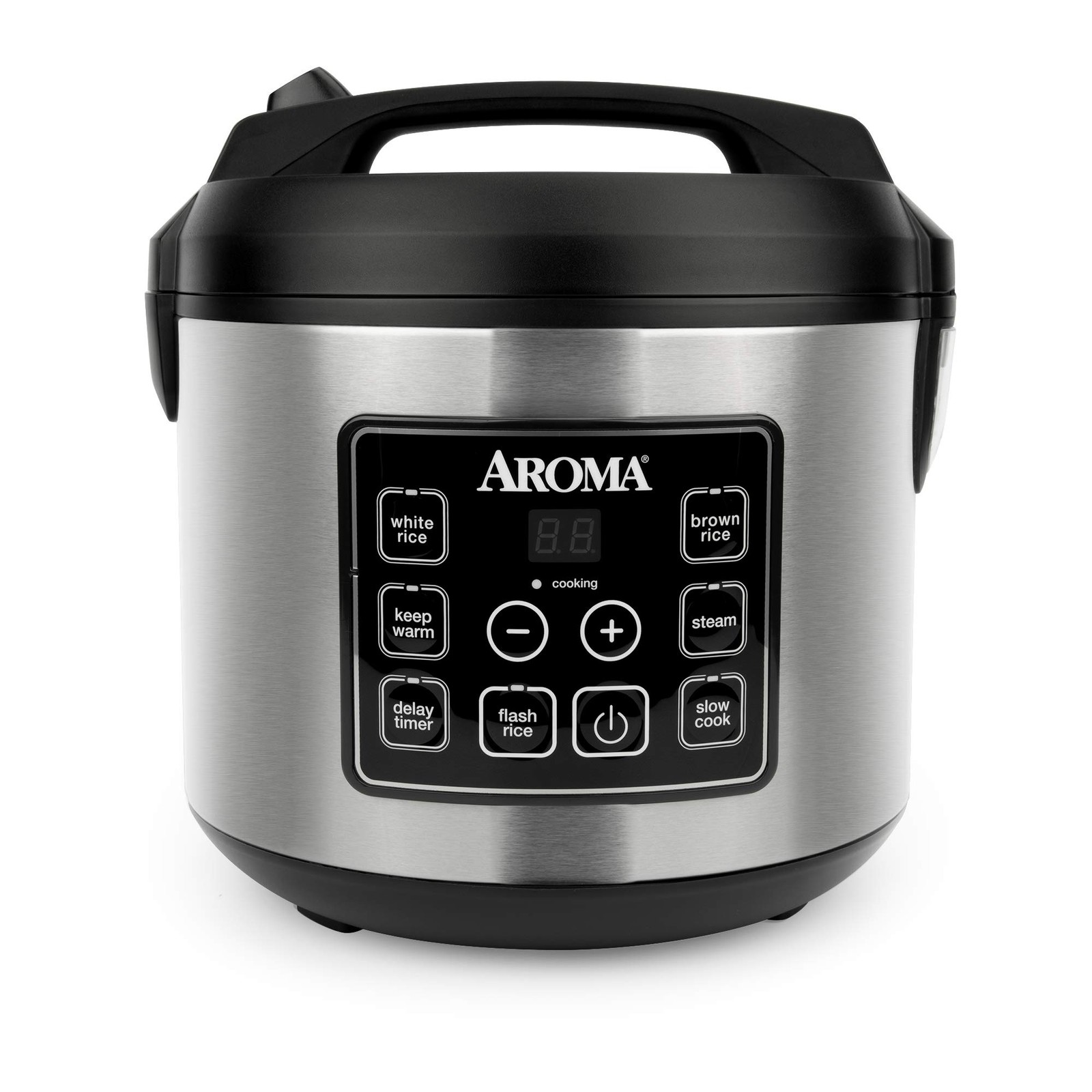 Housewares 20 Cup Cooked (10 cup uncooked) Digital Rice Cooker, Slow Cooker, …