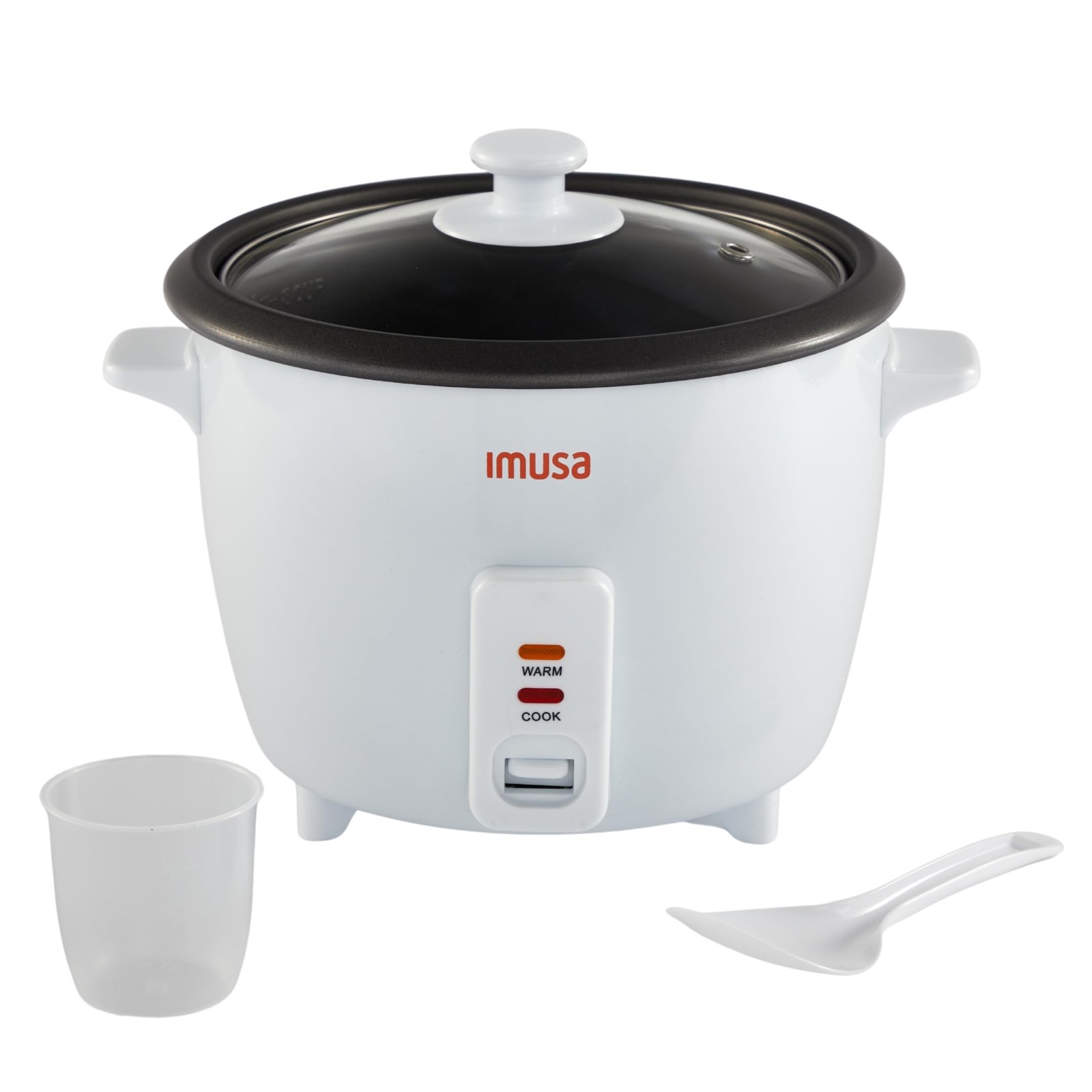 Imusa Electric Rice Cooker 10 Cup Cooked 5 Cup Uncooked Ceramic Nonstick Pot