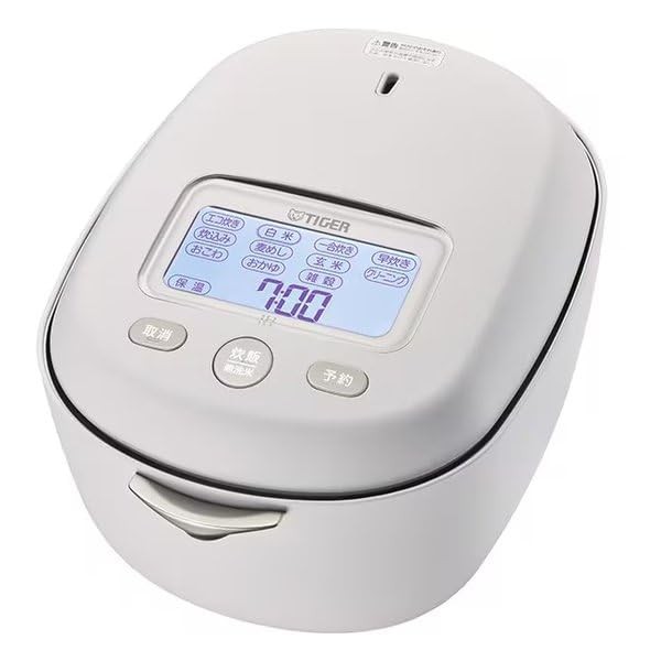 Tiger Thermos Flask JRX-S100WS Pressure IH Rice Cooker 5.5 cups White 100V