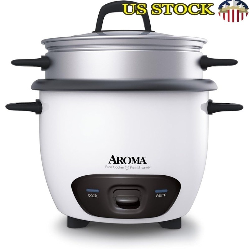 Electric Rice Cooker Steamer 4-14 Cups One Touch Keep Warm Spatula Tray New