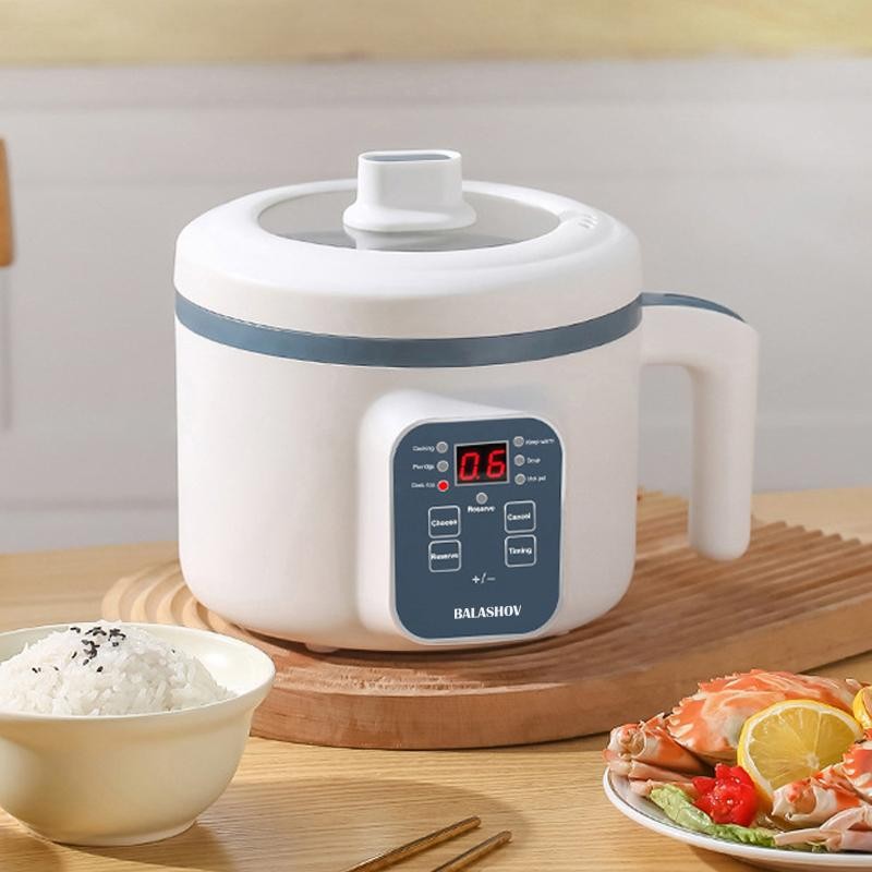 1.7L Electric Rice Cooker 220V Non-Stick Multi Cooker Portable Steamer Home Pot