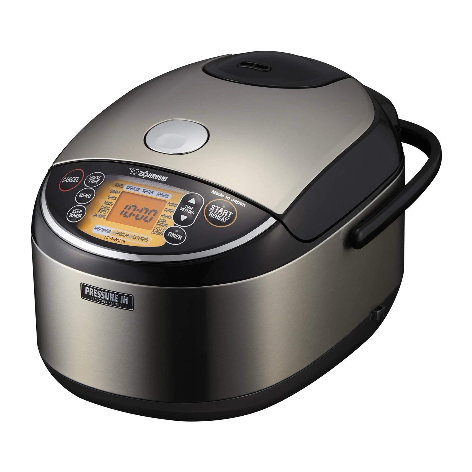 Zojirushi NP-NWC18Pressure Induction Heating Rice Cooker & Warmer 10 Cup