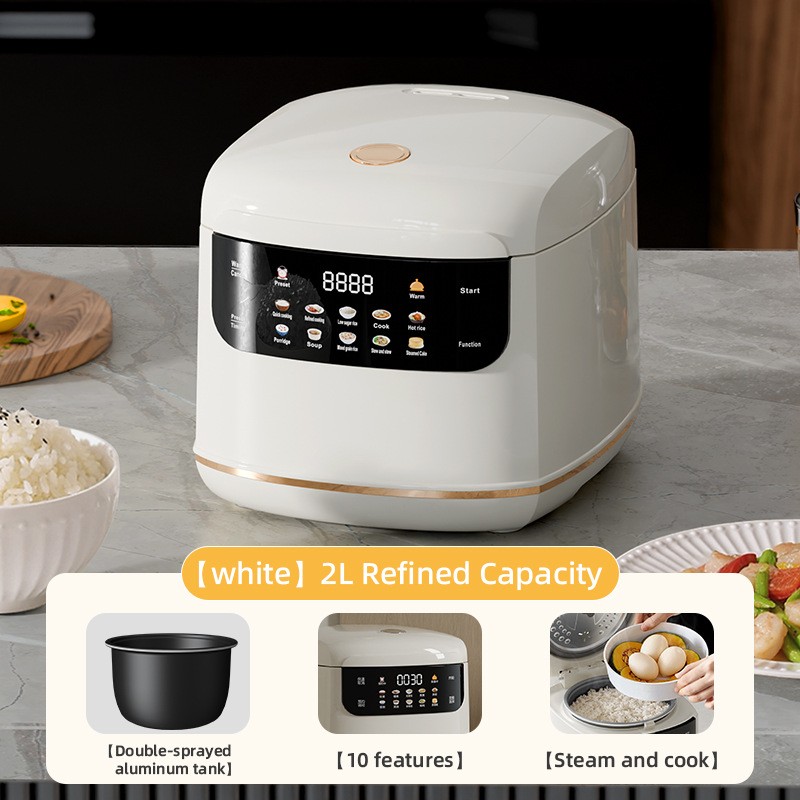 2L Electric Mini Rice Cooker Multifunction Non-Stick Cook Cooking Pot Steamer AU