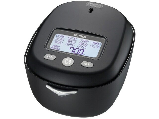 TIGER JRX-G100KG Clay Pot Pressure IH Rice Cooker Ebony Black 5.5 cups 100V New