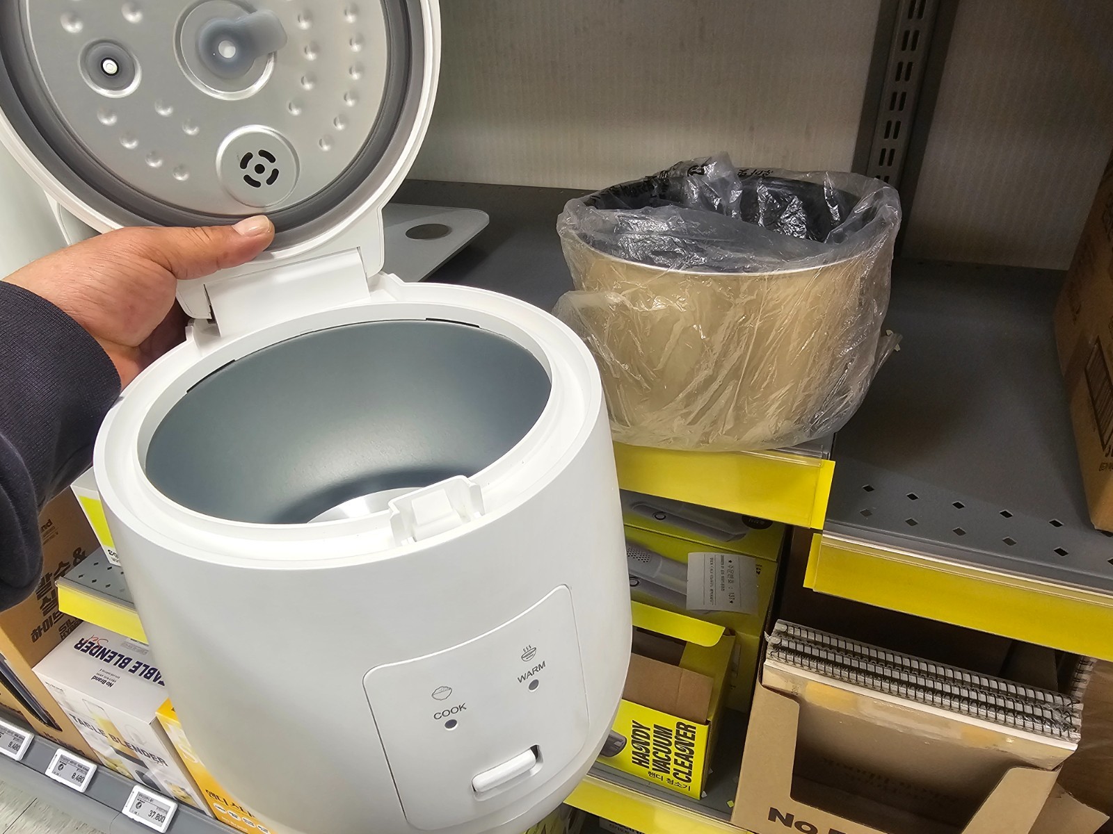 2.0l-Cup Electric Rice Cooker, White Electric Cooker