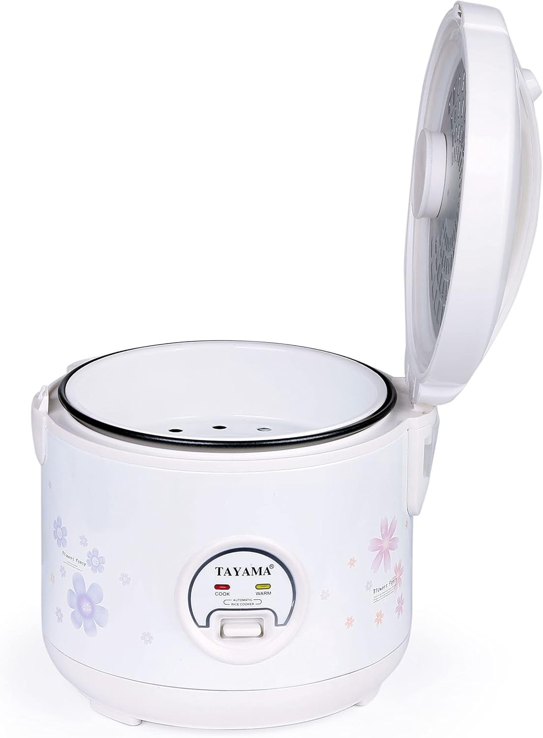 Automatic Rice Cooker & Food Steamer 10 Cup, White (TRC-10RS)