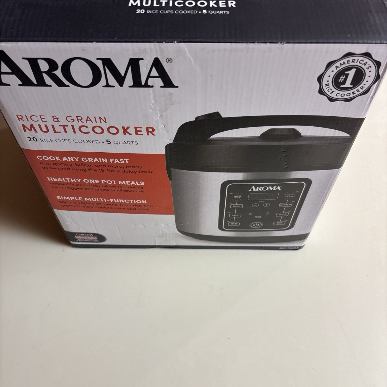 Digital 20 cup Multi Cooker &Rice Steamer Aroma Sealed NIB SameDayHandling &USPS