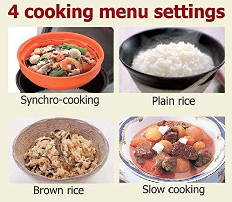 TIGER JBV-A10U 5.5-Cup (Uncooked) Micom Rice Cooker and Warmer with Tacook Food