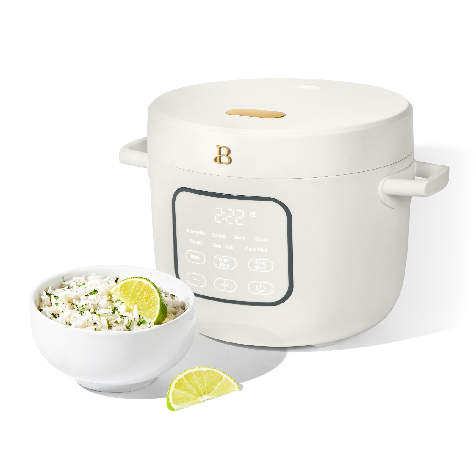 Beautiful 14-Cup Cooked, 6-Cups Uncooked Electric Rice and Grain Cooker, EverGoo