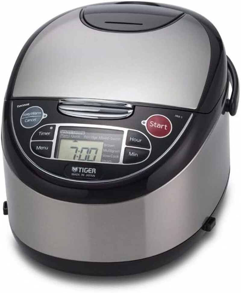 Tiger Corporation JAX-T10U-K 5.5-Cup (Uncooked) Micom Rice Cooker with Food Stea