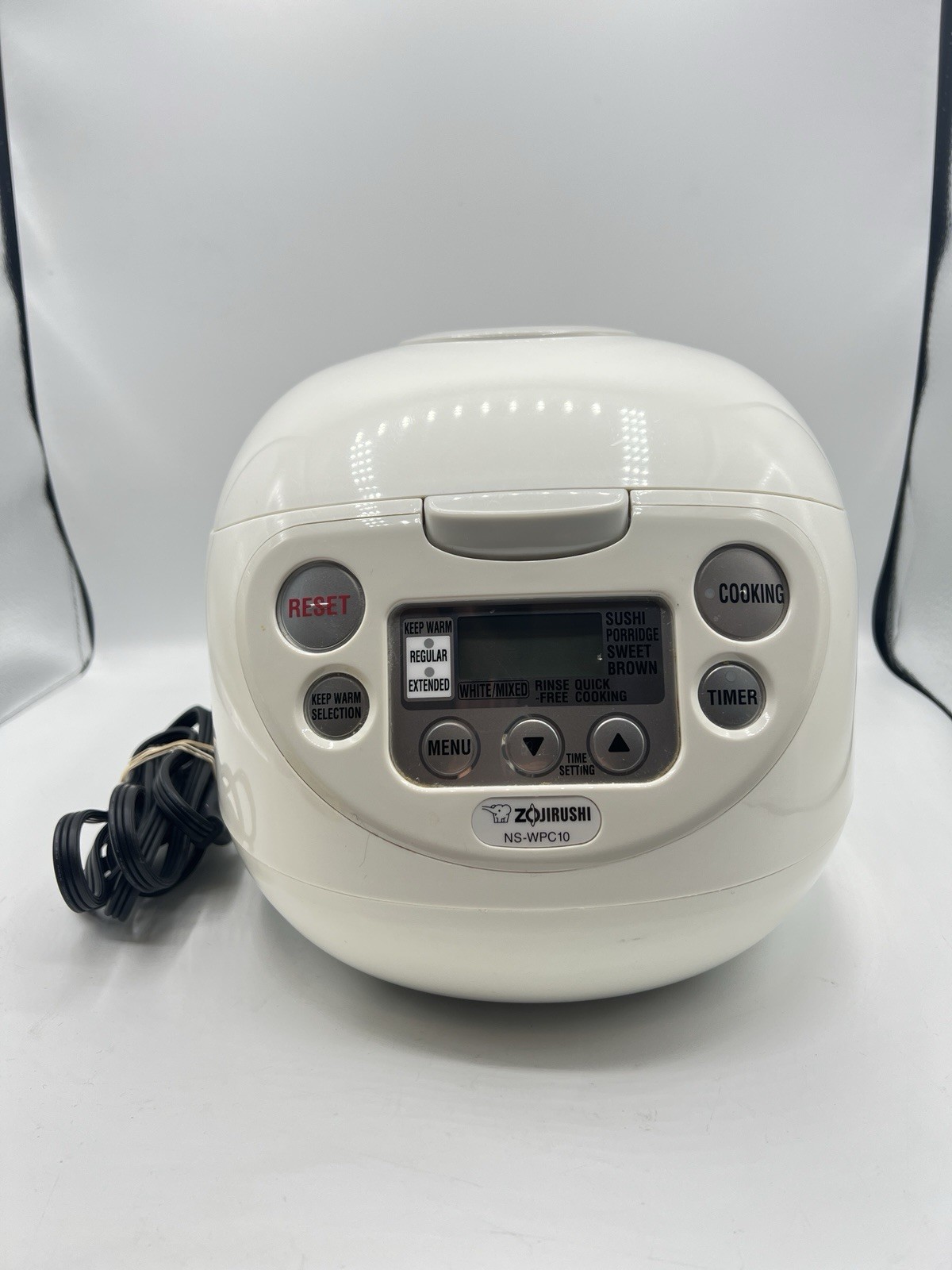 Zojirushi 5.5 Cup Rice Cooker NS-WPC10, Tested Works
