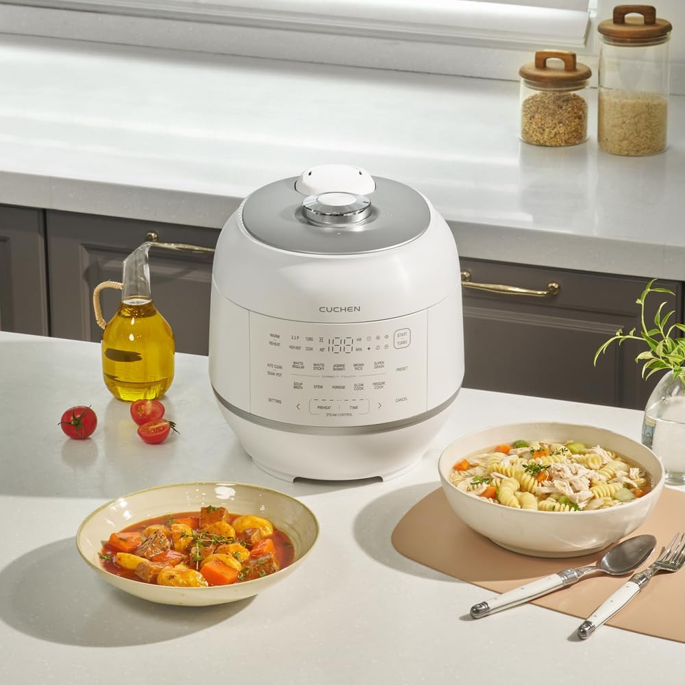 IH Pressure Rice Cooker 6 Cup – 2.1 Bar Ultra High-Pressure Cooker for Multi-Gra