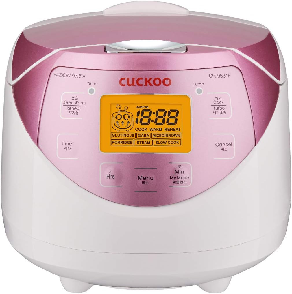 Micom Rice Cooker 6 Cup Uncooked / 12 Cup Cooked, Korean Fuzzy Logic Rice Cooker