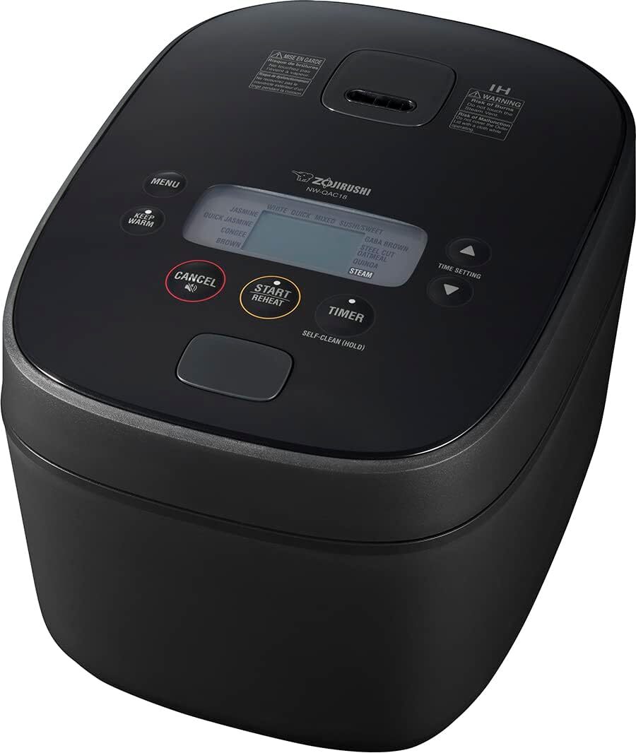 Zojirushi NW-QAC18 10-Cup Capacity Flat-Top Induction Cooker & Warmer