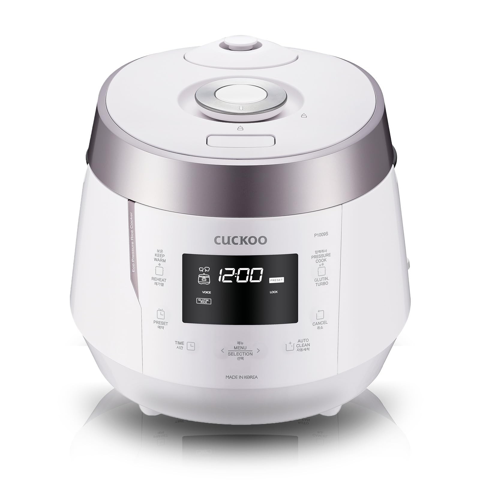Cuckoo Heating Pressure Cooker & Warmer – 12 built-in programs, Glutinous.