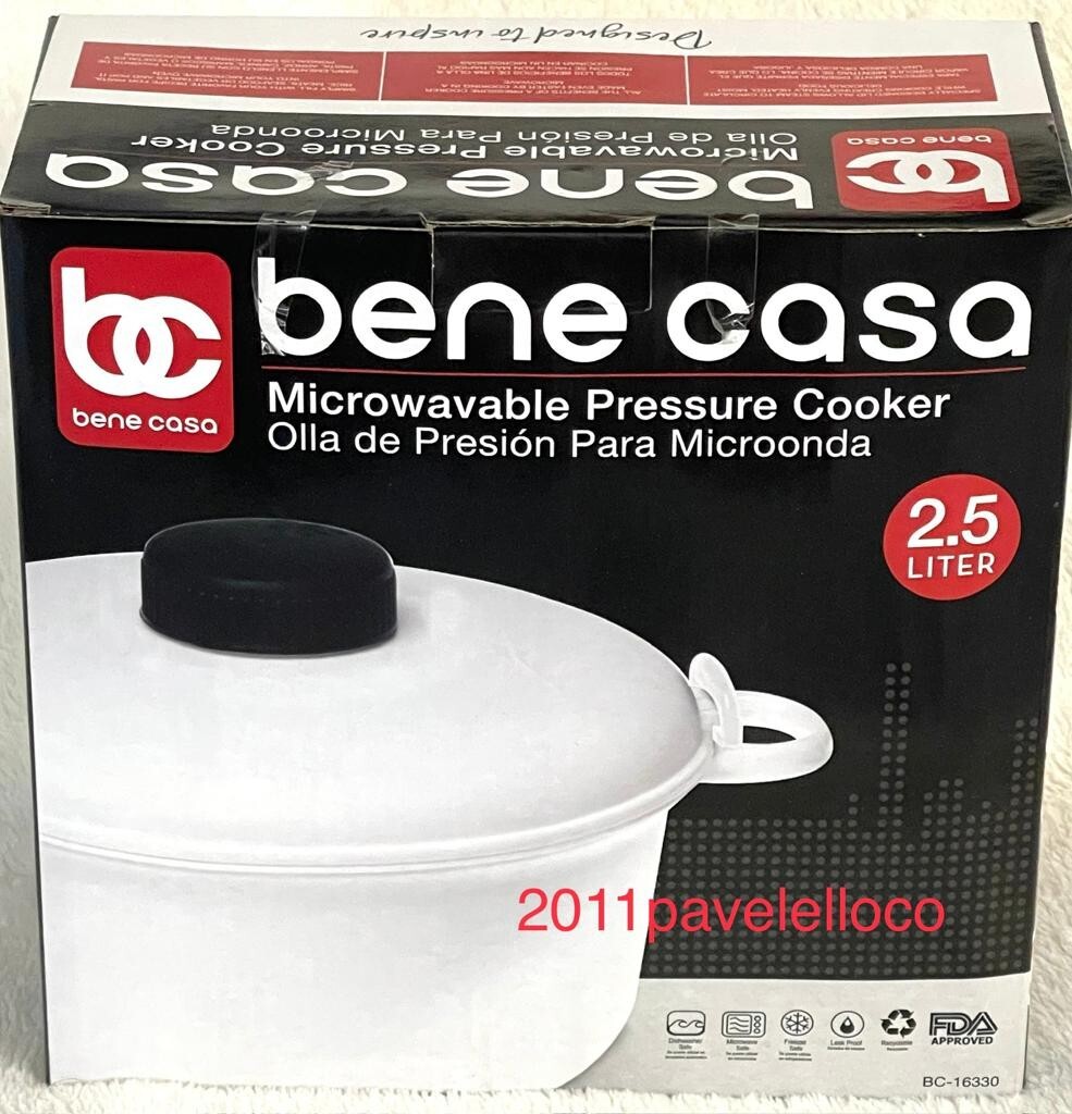 BC Microwavable Pressure Cooker – Olla de Presión para Microondas