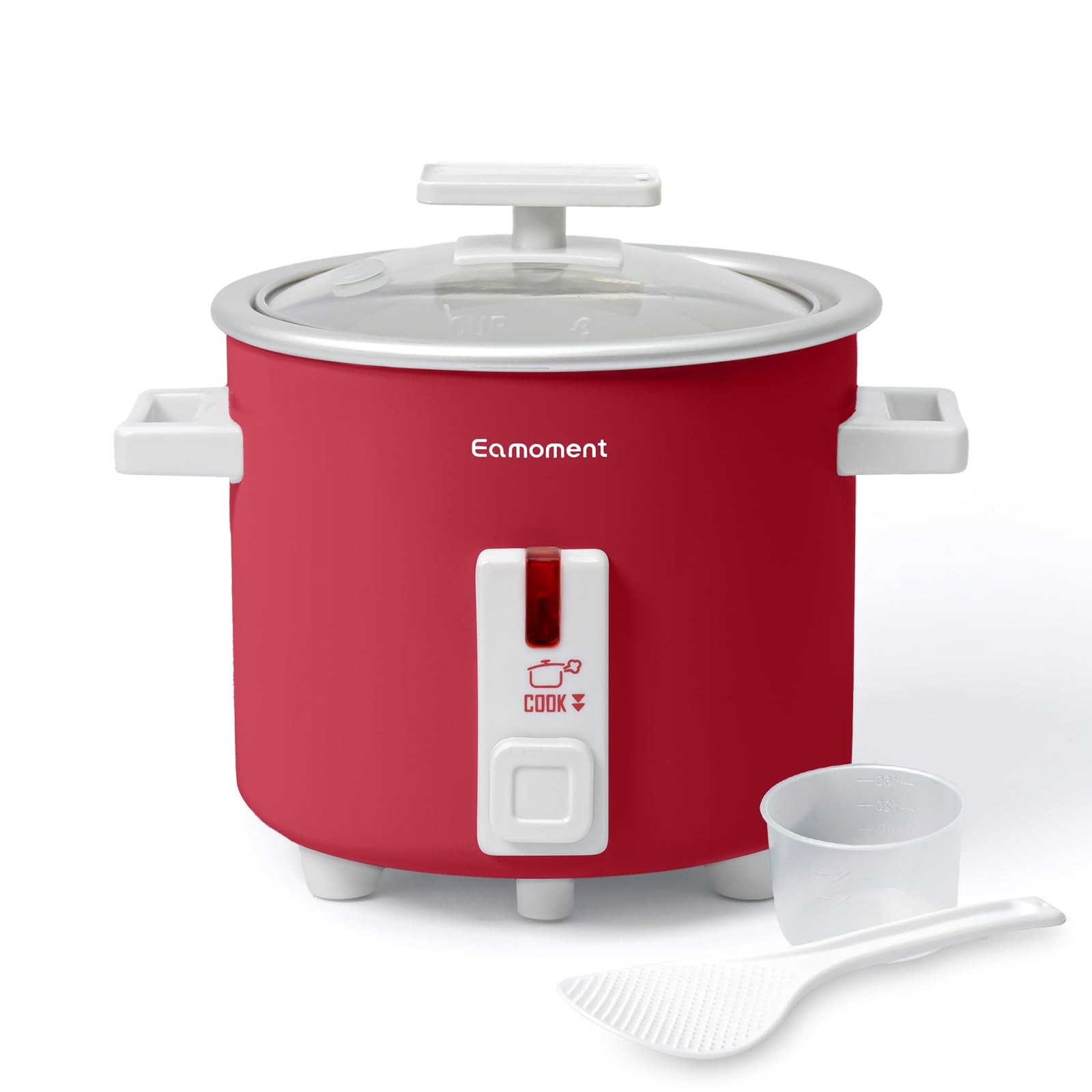 Eamoment 1.5L Mini Rice Cooker Removable Non-Stick Pot Portable Rice Maker Keep