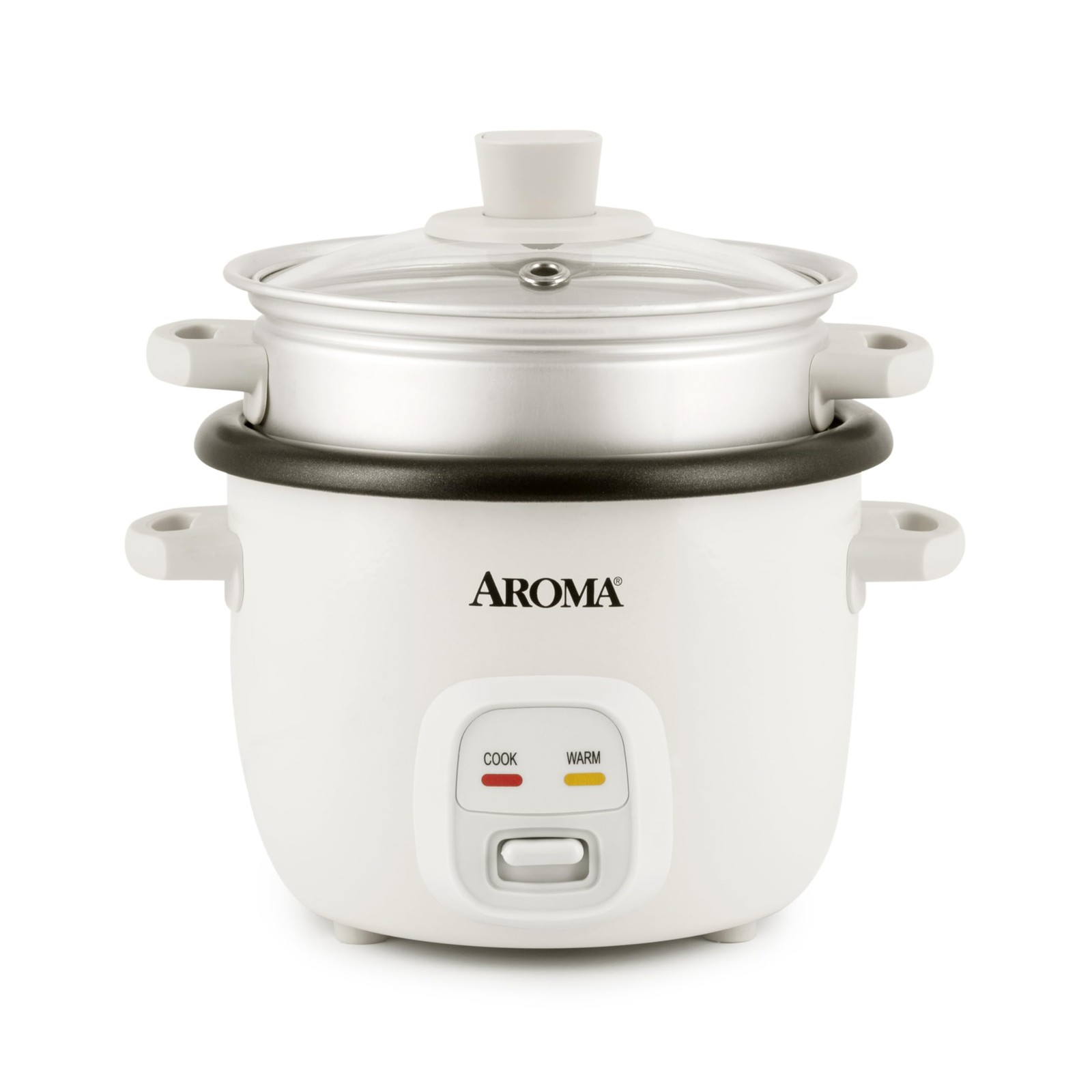 AROMA® Rice Cooker, 2Cup Uncooked / 4Cup Cooked, Steamer, Grain Cooker, Soup …