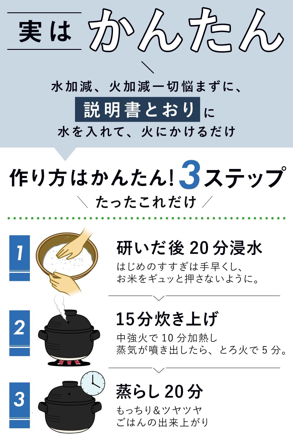 Iwano Donabe Rice Cooker 5Cup Banko Ware Fluffy Rice Japan