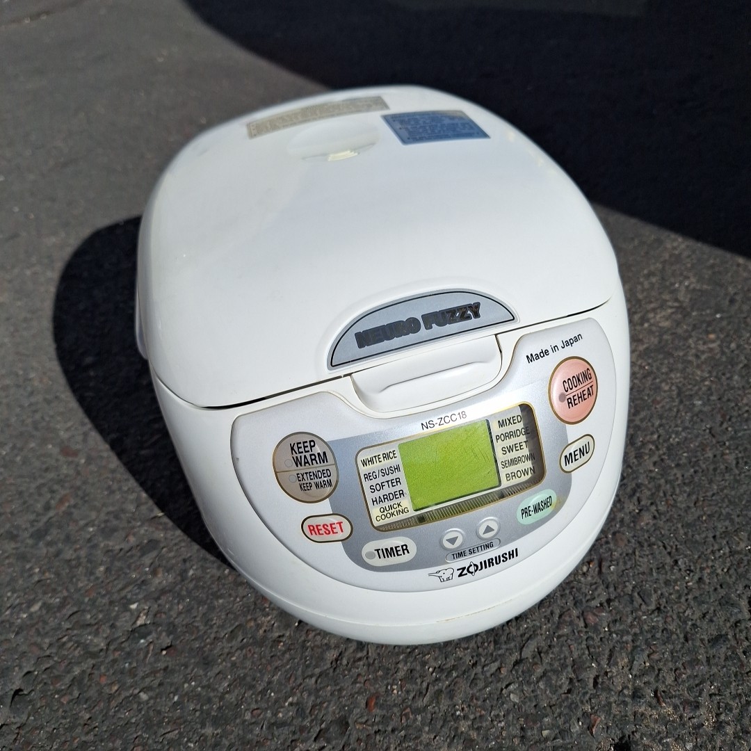 Zojirushi Neuro Fuzzy 10 Cup Rice Cooker Warmer NS-ZCC18 Electric Multi Menu
