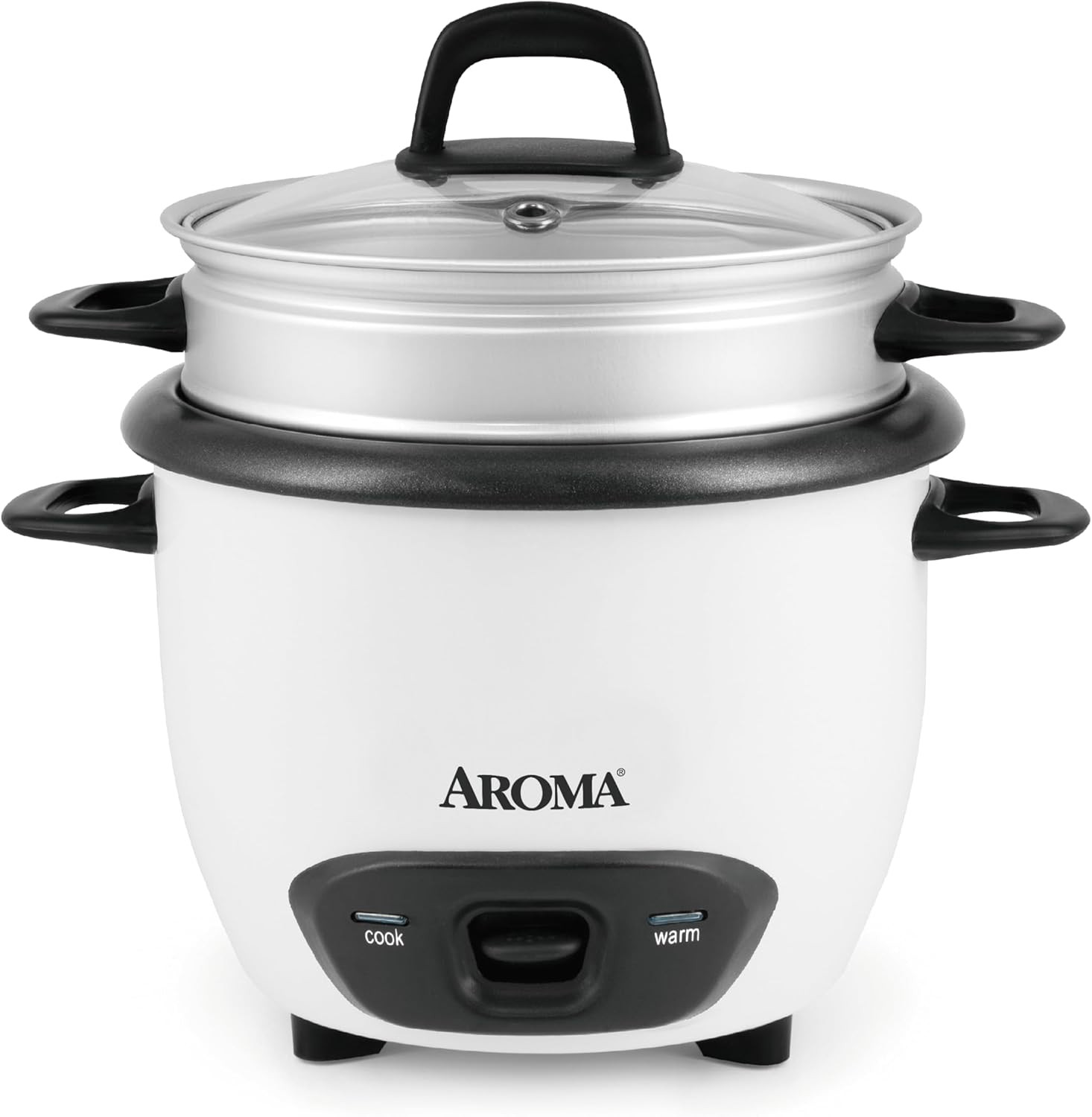 ® Rice Cooker, 3-Cup (Uncooked) / 6-Cup (Cooked), Steamer, Small Rice Cooker, Oa